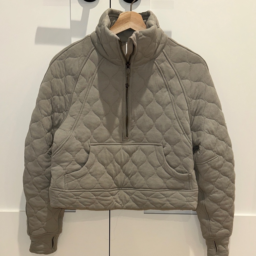 Lululemon Scuba Quilted Half Zip